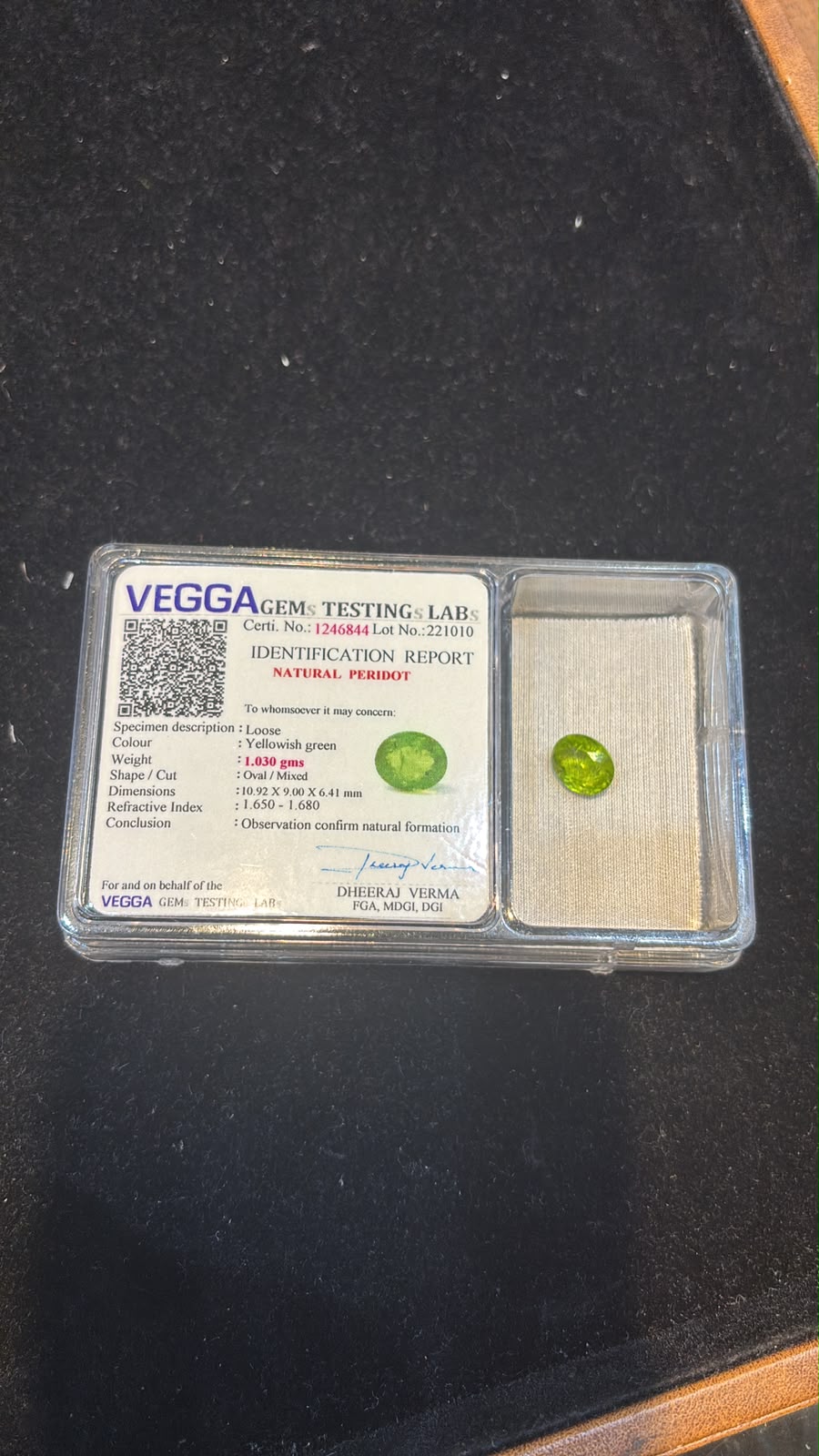 Natural Peridot