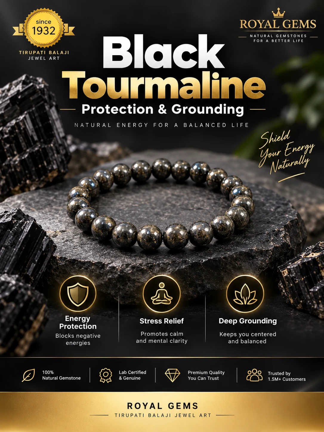 Black Tourmaline bracelet