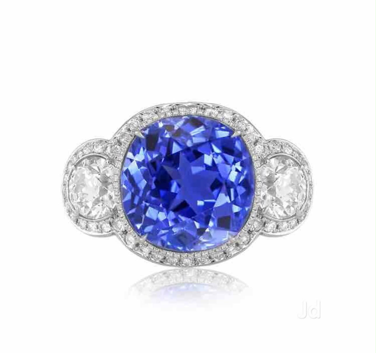 Royal Gems blue gemstone ring
