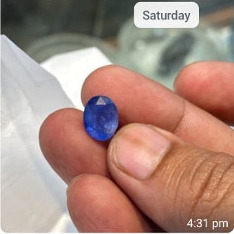 Blue Sapphire Ceylon 5 95ct - Royal Gems