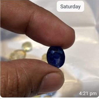 Blue Sapphire Ceylon 7 07ct - Royal Gems