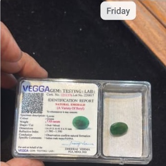 Emerald Certified 7 53ct - Royal Gems