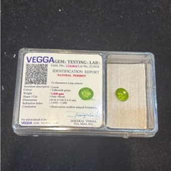 Peridot Certified 5 15ct - Royal Gems