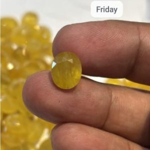 Natural Yellow Sapphire — 5 ct